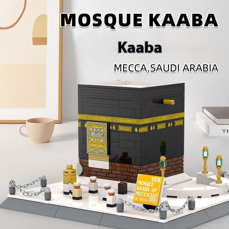 Juguete educativo de bloques de construcción de la Kaaba